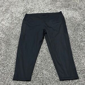Black Cropped Leggings 16-18